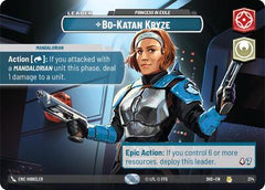 Bo-Katan Kryze - Princess in Exile - 274 - Rare (Showcase) - Shadows of the Galaxy