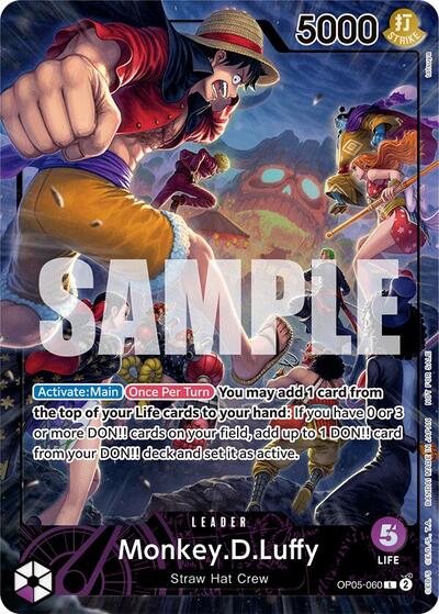 Monkey.D.Luffy (PSA Magazine) - OP05-060 - Leader - One Piece Promotion Cards