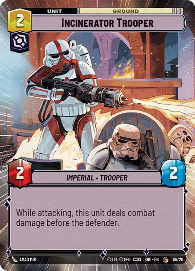 Incinerator Trooper - 06/20 - Common (Hyperspace) - Shadows of the Galaxy: Weekly Play Promos
