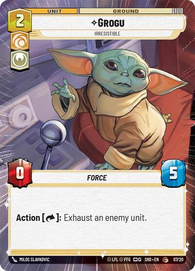 Grogu - Irresistible - 07/20 - Common (Hyperspace) - Shadows of the Galaxy: Weekly Play Promos