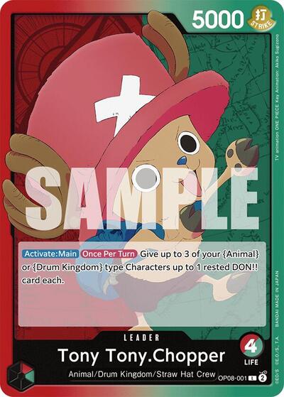 Tony Tony.Chopper - OP08-001 - Leader - Two Legends