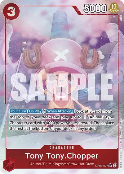 Tony Tony.Chopper - OP08-007 - Super Rare (Parallel) - Two Legends
