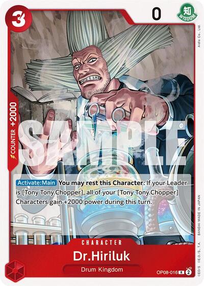 Dr.Hiriluk - OP08-016 - Rare - Two Legends