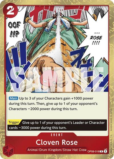 Cloven Rose - OP08-018 - Rare - Two Legends