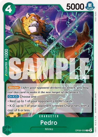 Pedro - OP08-030 - Rare - Two Legends