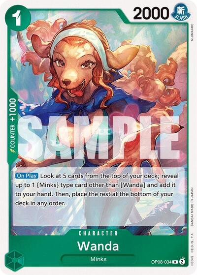 Wanda - OP08-034 - Rare - Two Legends