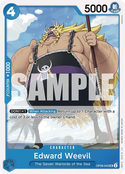 Edward Weevil - OP08-042 - Uncommon - Two Legends