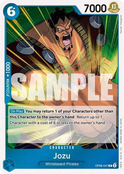 Jozu - OP08-047 - Rare - Two Legends