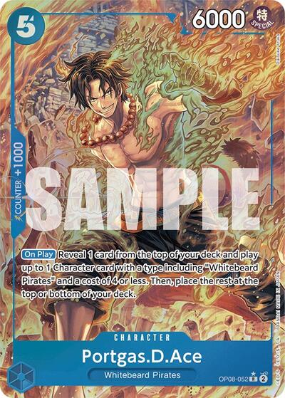 Portgas.D.Ace - OP08-052 - Rare (Parallel) - Two Legends