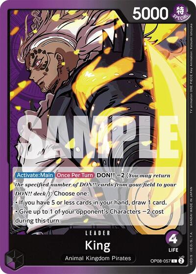 King - OP08-057 - Leader - Two Legends