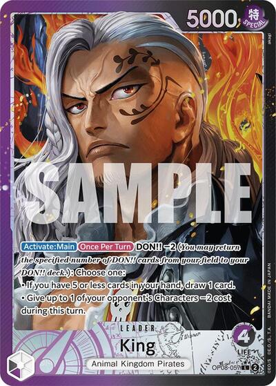 King - OP08-057 - Leader (Parallel) - Two Legends