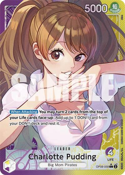 Charlotte Pudding - OP08-058 - Leader (Parallel) - Two Legends