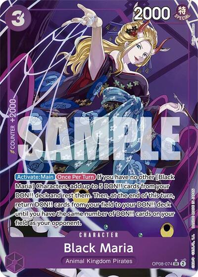 Black Maria - OP08-074 - Super Rare (Parallel) - Two Legends