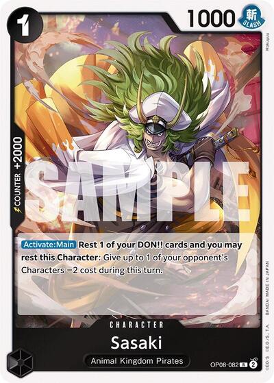 Sasaki - OP08-082 - Rare - Two Legends