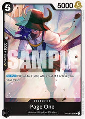 Page One - OP08-092 - Rare - Two Legends