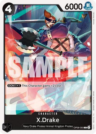 X.Drake - OP08-093 - Common - Two Legends
