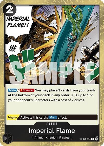 Imperial Flame - OP08-094 - Rare - Two Legends
