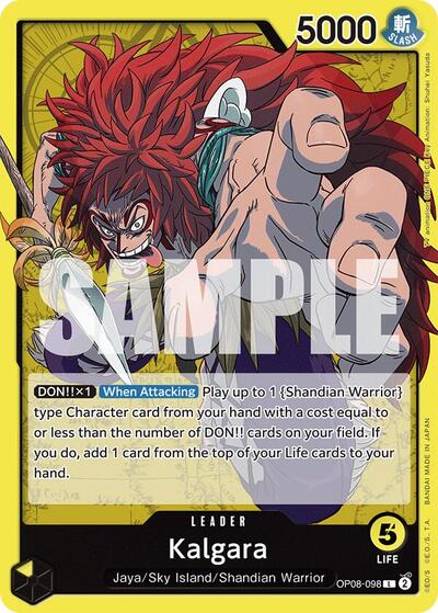 Kalgara - OP08-098 - Leader - Two Legends