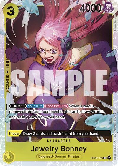 Jewelry Bonney - OP08-105 - Super Rare - Two Legends