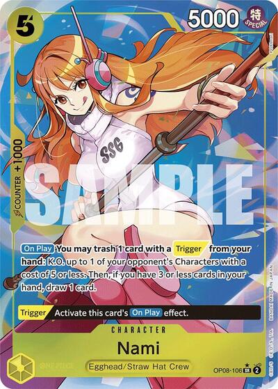 Nami - OP08-106 - Super Rare (Parallel) - Two Legends