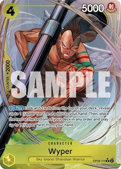 Wyper - OP08-110 - Rare (Parallel) - Two Legends