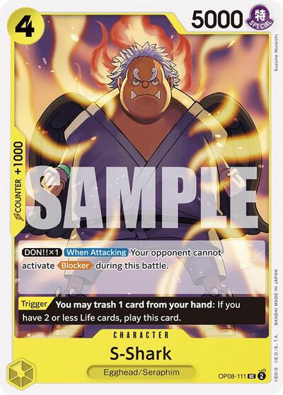 S-Shark - OP08-111 - Uncommon - Two Legends