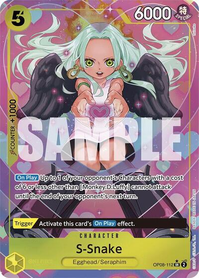 S-Snake - OP08-112 - Super Rare (Parallel) - Two Legends