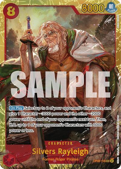 Silvers Rayleigh - OP08-118 - Secret Rare - Two Legends