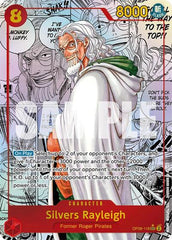 Silvers Rayleigh (Parallel) - OP08-118 - Secret Rare (Manga Alt Art) - Two Legends