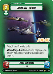Legal Authority - 1/2 - Rare - Judge Promos