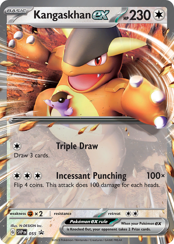 Kangaskhan ex - 055/102 - Scarlet & Violet Black Star Promos