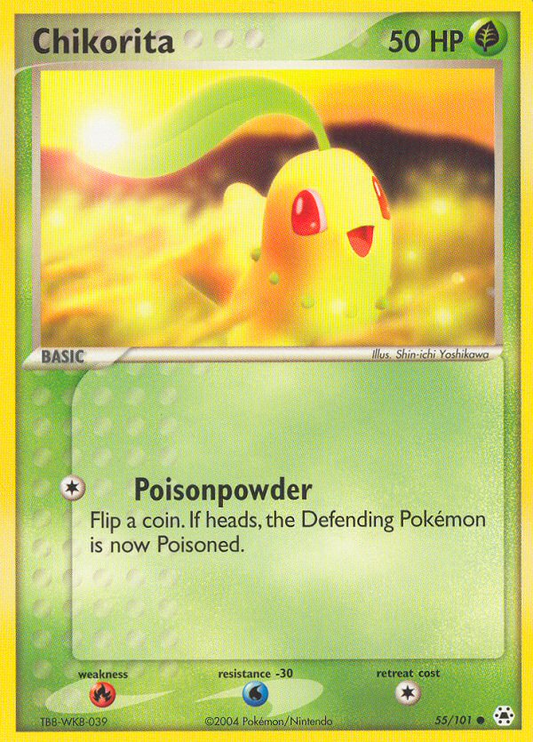 Chikorita - 055/101 - Hidden Legends