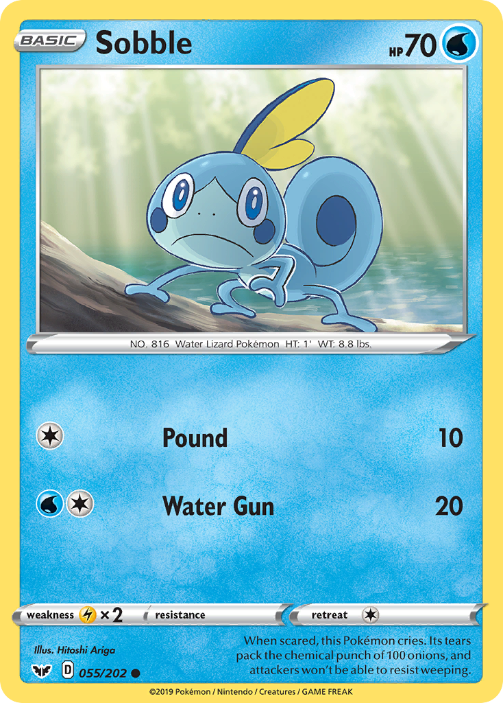 Sobble - 055/202 - Sword & Shield