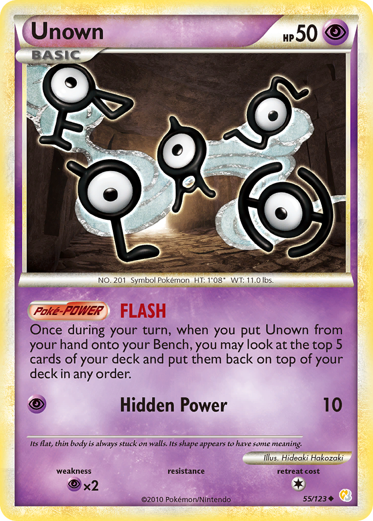 Unown - 055/123 - HeartGold & SoulSilver