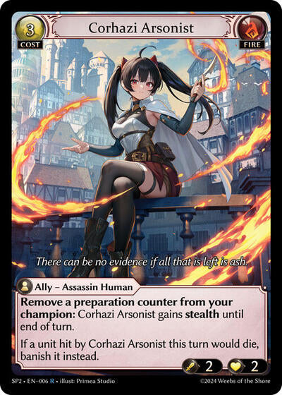 Corhazi Arsonist - 006 - Rare - Supporter Pack 2