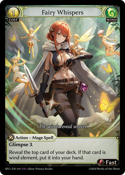 Fairy Whispers - 011 - Super Rare - Supporter Pack 2
