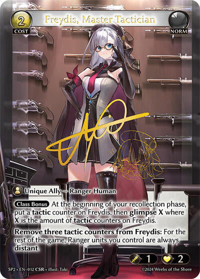 Freydis, Master Tactician - 012 - Collector Super Rare - Supporter Pack 2