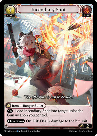 Incendiary Shot - 014 - Rare - Supporter Pack 2