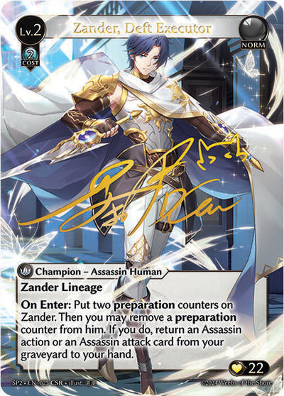 Zander, Deft Executor - 025 - Collector Super Rare - Supporter Pack 2