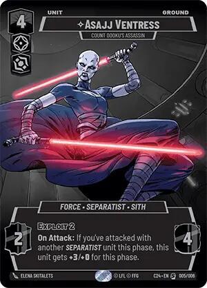 Asajj Ventress - Count Dooku's Assassin - 005/006 - Special - 2024 Convention Exclusive