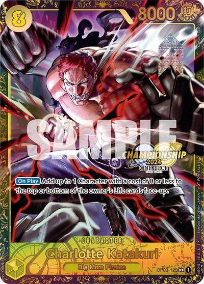 Charlotte Katakuri (Championship 2024) - OP03-123 - Secret Rare - One Piece Promotion Cards