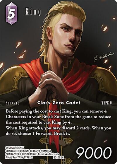 King - 23-082H - Hero (Full Art) - Hidden Trials