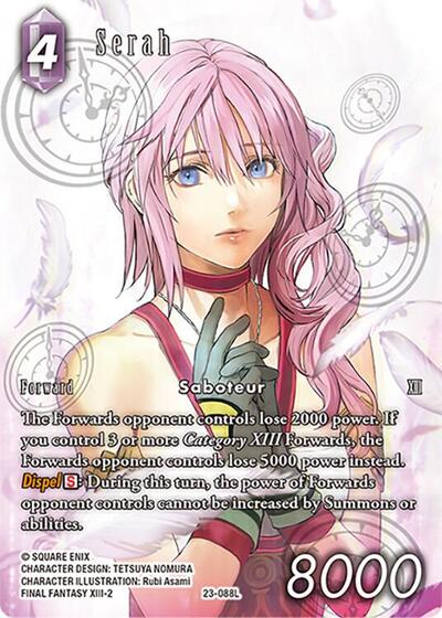 Serah - 23-088L - Rare (Full Art) - Hidden Trials
