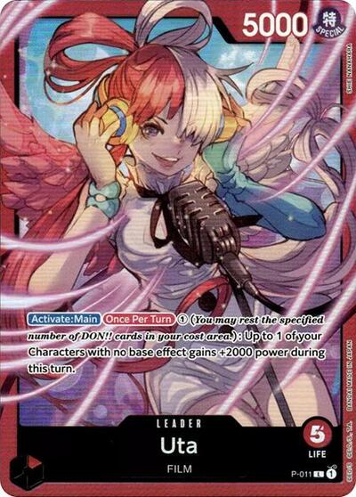 Uta - P-011 - Promo (Premium Card Collection -Uta-) - One Piece Promotion Cards