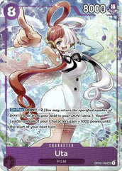 Uta - OP02-120 - Secret Rare (Premium Card Collection -Uta-) - One Piece Promotion Cards