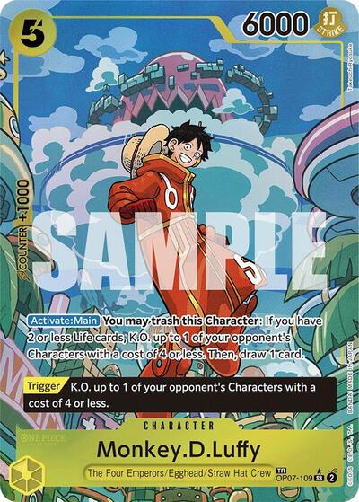 Monkey.D.Luffy - OP07-109 - Treasure Rare (Treasure Rare) - Two Legends