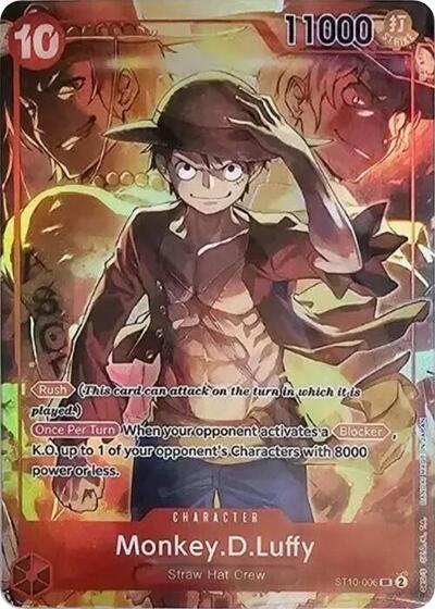 Monkey.D.Luffy - ST10-006 - Super Rare (Treasure Booster Set) - One Piece Promotion Cards