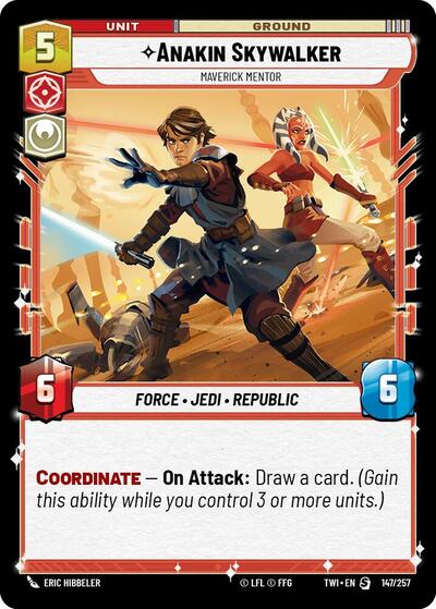 Anakin Skywalker - Maverick Mentor - 147/257 - Special - Twilight of the Republic
