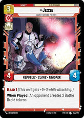 Jesse - Hard-Fighting Patriot - 145/257 - Uncommon - Twilight of the Republic