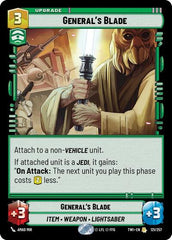 General's Blade - 121/257 - Rare - Twilight of the Republic